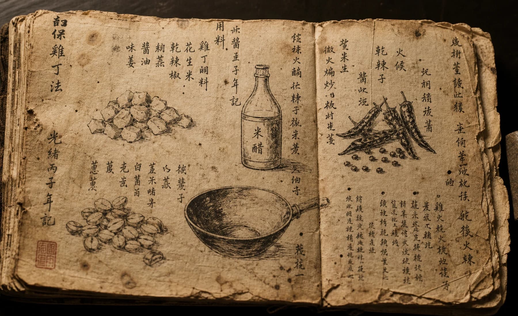 Historical manuscript referencing Ding Baozhen